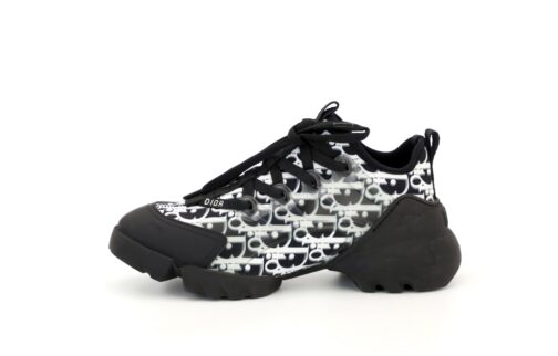 Кроссовки женские Dior D-Connect Kaleidiorscopic Sneaker Black White • Space Shop UA