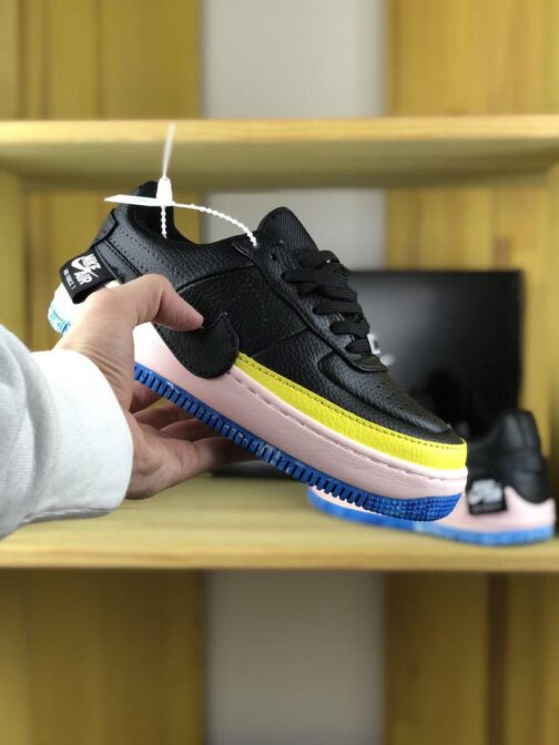 Женские кроссовки Nike Air Force 1 Jester XX Black Sonic Yellow • Space Shop UA