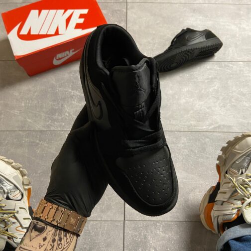 Nike Air Jordan 1 Low Triple Black (Черный) • Space Shop UA
