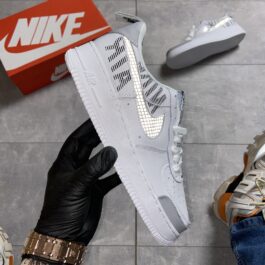 Кроссовки мужские Nike Air Force ’07 LV8 white/grey (Серый)