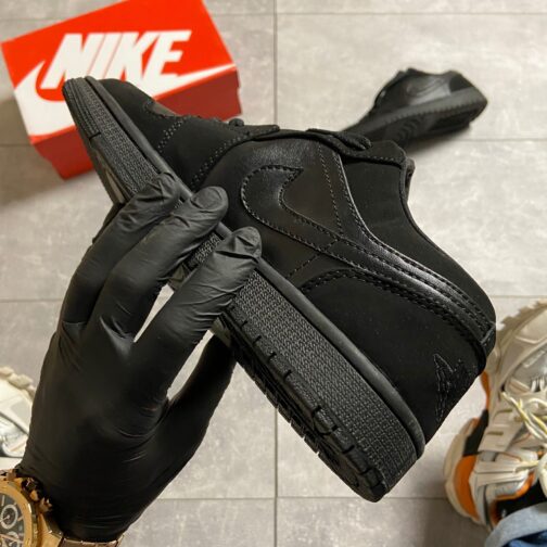 Nike Air Jordan 1 Low Triple Black (Черный) • Space Shop UA