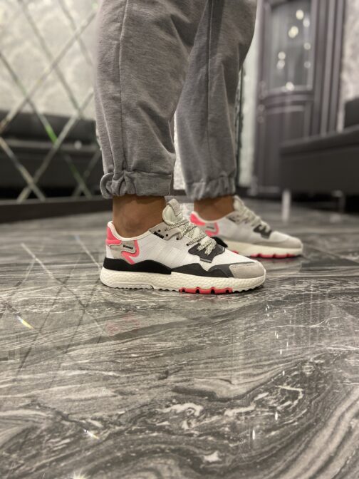 Adidas Nite Jogger White Pink (Белый) • Space Shop UA