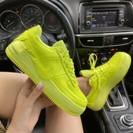 Кроссовки женские Nike Air Force 1 Low Jester Neon Green