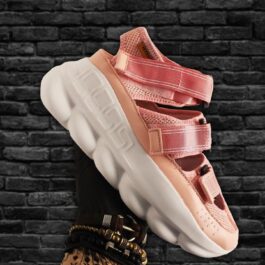 Женские сандалии Versace Sandals Pink White