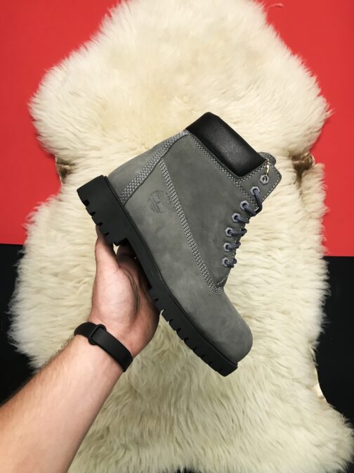 Ботинки зимние унисекс Timberland Gray Fure Premium Fur • Space Shop UA