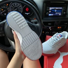 Puma Cali White and Blue/Red (Белый)