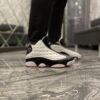 Кроссовки мужские Nike Air Jordan 13 White Black • Space Shop UA