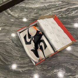 Кроссовки мужские Nike Air Jordan 1 SP 19 Grey Black (Серый)