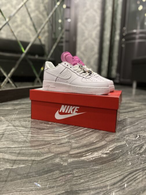 Nike Air Force 1 LX White Lace Pink (Белый) • Space Shop UA