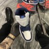 Кроссовки унисекс Nike Air Jordan 1 Blue (Синий) • Space Shop UA
