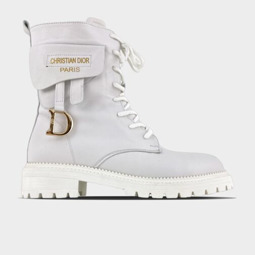 Жіночі зимові боти Christian Dior Boots White