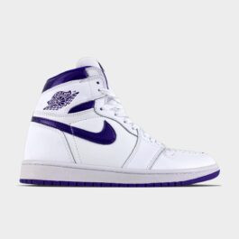 Nike Air Jordan 1 High White Court Purple (Белый)