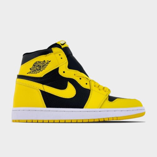 Кросівки чоловічі Nike Air Jordan 1 Yellow Black